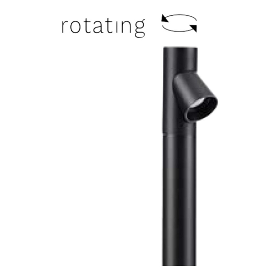 Lampione per esterno anti salsedine con faretti Lampione per esterno anti salsedine con faretti