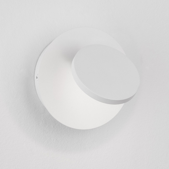 Applique da comodino orientabile bianco per camera da letto