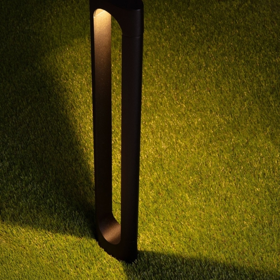 Lampioncino da giardino design moderno led 6w 3000k antracite Lampioncino da giardino design moderno led 6w 3000k antracite