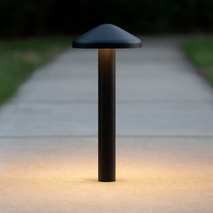 Visualizza i dettagli per Lampioncino a fungo antracite led 5w 3000k da giardino moderno Lampioncino a fungo antracite led 5w 3000k da giardino moderno