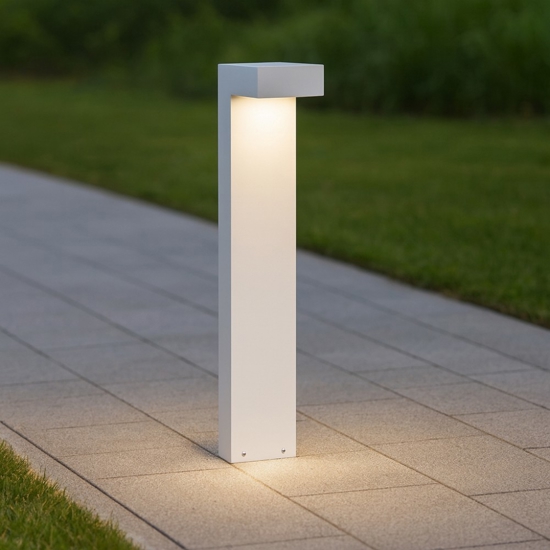 Sirio pt2 ideal lux paletto bianco da giardino Sirio pt2 ideal lux paletto bianco da giardino
