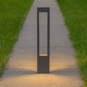 Vega pt1 ideal lux lampione da esterno giardino antracite