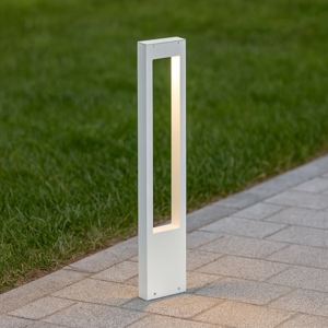 Vega pt1 ideal lux lampione moderno da giardino bianco