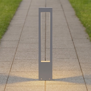Ideal lux vega pt1 lampione da giardino per esterno grigio