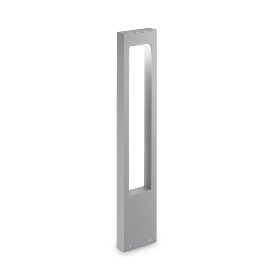 Ideal lux vega pt1 lampione da giardino per esterno grigio