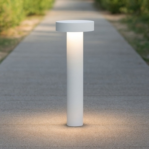 Tesla pt4 h60 lampioncino da giardino bianco ideal lux