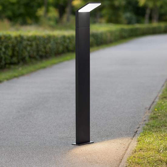 Style pt h100 ideal lux lampione da giardino ip54 led 9w 3000k Style pt h100 ideal lux lampione da giardino ip54 led 9w 3000k