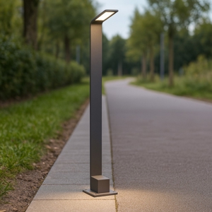 Agos pt h80 4000k lampione da giardino antracite ip54 led 4000k
