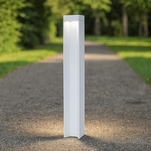 Lampione da giardino kurt pt 4000k ideal lux bianco ip54