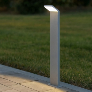 Ideal lux style pt h100 lampione da esterno grigio led 9w 3000k