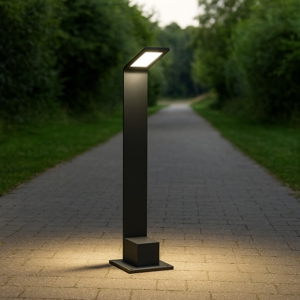 Lampione da giardino moderno led 4000k agos pt h60 4000k ideal lux ip54