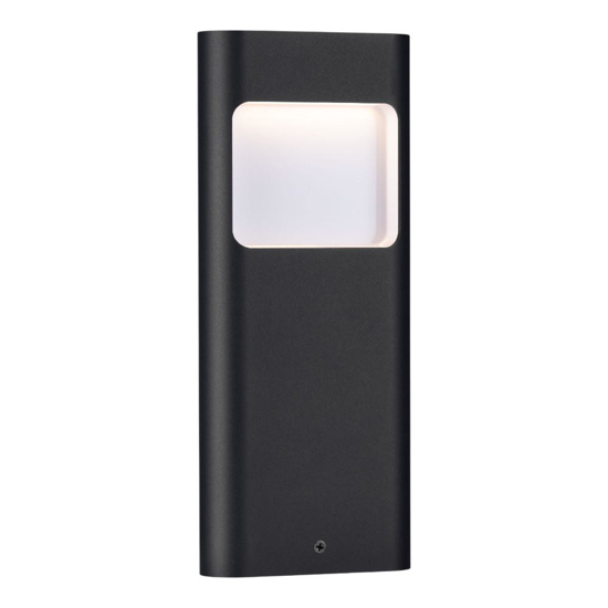 Lampioncino moderno nero da giardino led 4w 3000k Lampioncino moderno nero da giardino led 4w 3000k