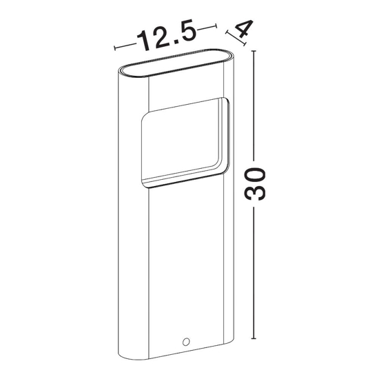 Lampioncino moderno nero da giardino led 4w 3000k Lampioncino moderno nero da giardino led 4w 3000k