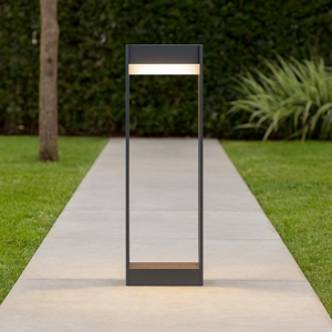 Lampioncino rettangolare moderno led 5w 3000k da giardino