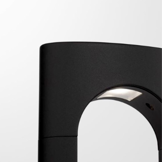 Lampioncino moderno antracite led 13w 3000k da giardino Lampioncino moderno antracite led 13w 3000k da giardino