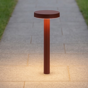 Lampioncino corten moderno led 5w 3000k da giardino