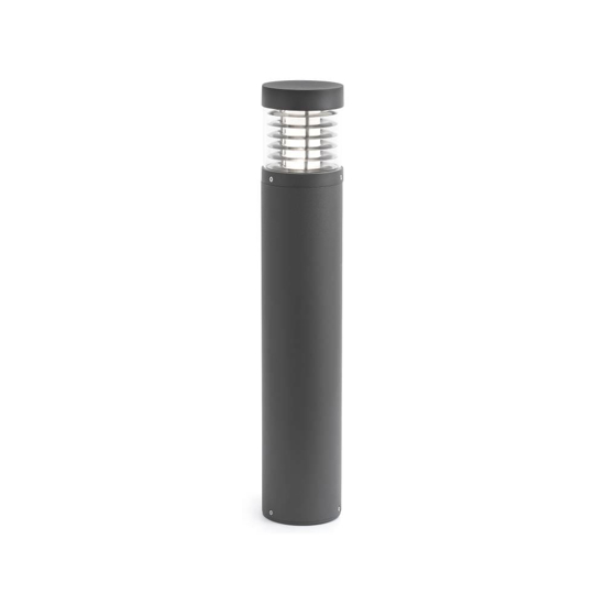 Lampione paletto antracite da giardino led 15w 3000k moderno