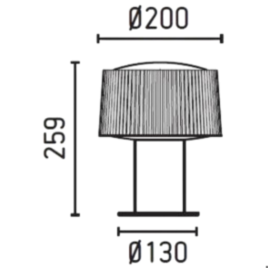 Lampioncino moderno per giardino design antracite