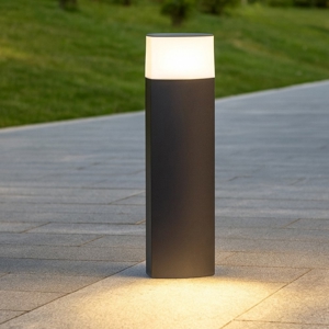 Lampioncino per giardino design moderno colore grigio da esterno ip44