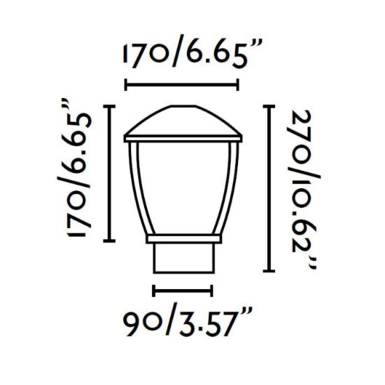 Lampione basso da esterno giardino forma lanterna ip44 antracite Lampione basso da esterno giardino forma lanterna ip44 antracite