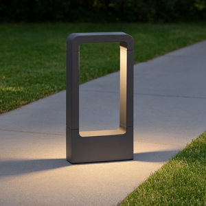 Lampioncino paletto per esterni moderno da giardino ip54 led 5w 3000k