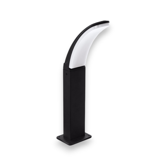 Fiumicino eglo lampioncino da giardino nero moderno led 11w 3000k
