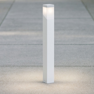 Gea luce sury  paletto luminoso da giardino moderno bianco