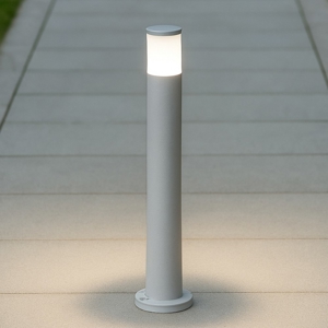 Atena pt1 grigio ideal lux lampione da esterno giardino cilindro