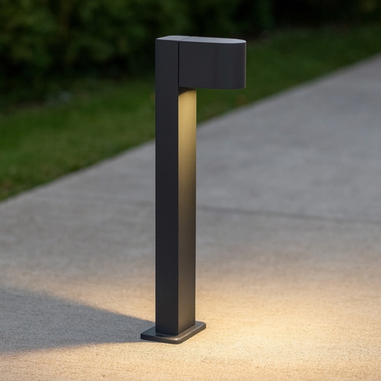 Lampione da giardino moderno antracite