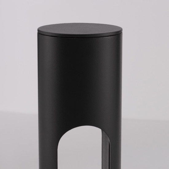 Lampioncino moderno nero led 10w 3000k per giardino Lampioncino moderno nero led 10w 3000k per giardino