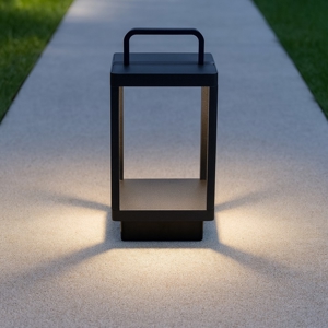 Lampione lanterna portatile da giardino luce solare
