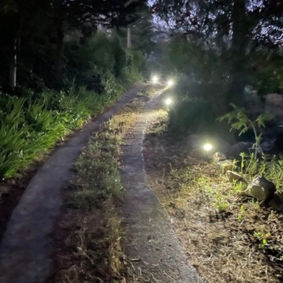 Lampione solare da giardino led 4w 6000k con picchetto