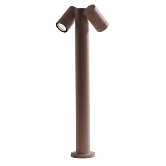 Lampione marrone luci orientabili da giardino gea luce Lampione marrone luci orientabili da giardino gea luce