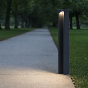 Maytoni essen lampione moderno antracite per giardino led 9w 4000k