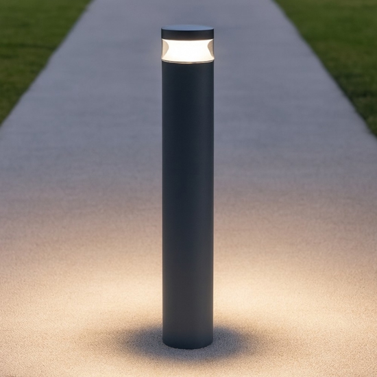 Ideal lux boeing pt h100 lampione da giardino antracite ip65 led Ideal lux boeing pt h100 lampione da giardino antracite ip65 led