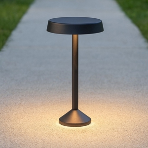 Lampioncino da esterno linea light pistillo nero led 3000k ip65