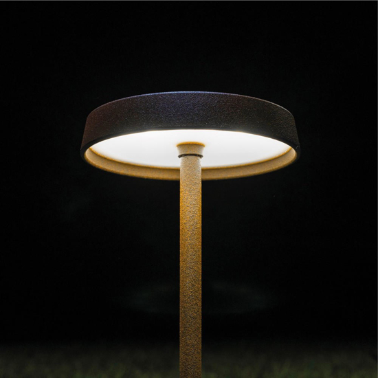 Pistillo linea light lampione da giardino ip65 marrone h91 cm Pistillo linea light lampione da giardino ip65 marrone h91 cm