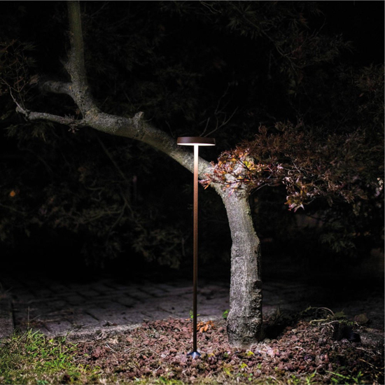 Pistillo linea light lampione da giardino ip65 marrone h91 cm Pistillo linea light lampione da giardino ip65 marrone h91 cm
