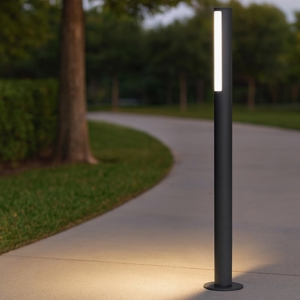 Ondaluce pt tommy lampione per esterno 90cm antracite led 4000k ip54