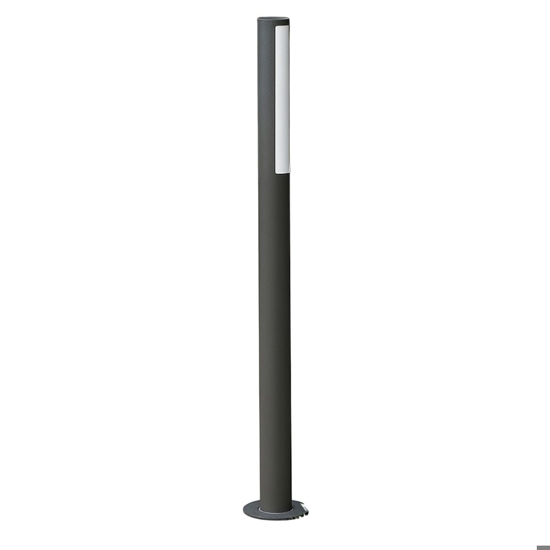 Ondaluce pt tommy lampione per esterno 90cm antracite led 4000k ip54
