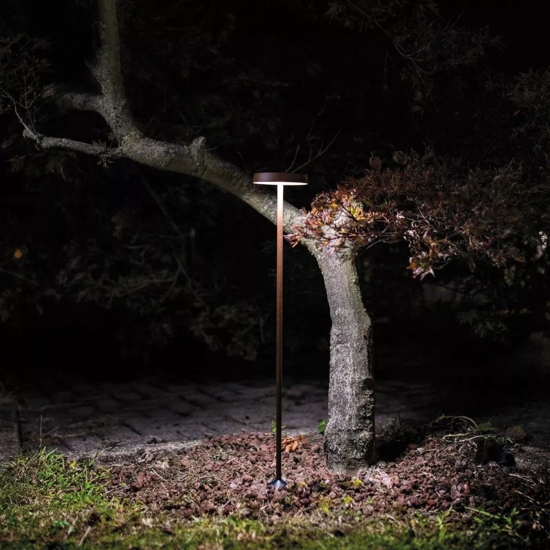 Lampione da esterno pistillo linea light marrone ip65 led Lampione da esterno pistillo linea light marrone ip65 led