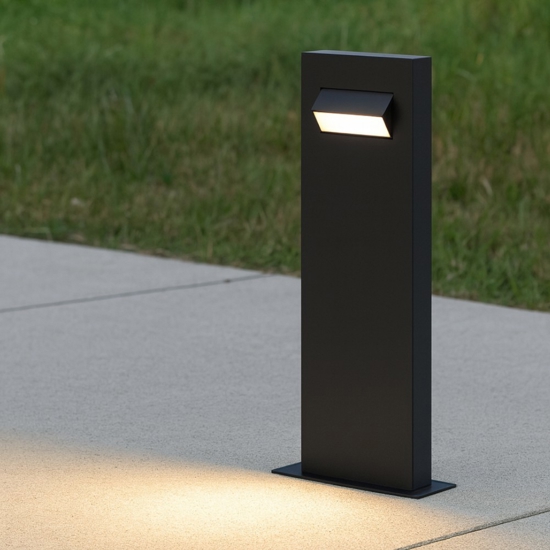 Lampione basso per giardini moderni led 3000k design moderno