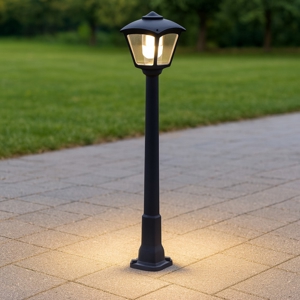 Visualizza i dettagli per Lampione da giardino lerici top light nero anti corrosione ip55 Lampione da giardino lerici top light nero anti corrosione ip55