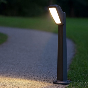 Top light trento nero 94cm lampione da giardino ip66