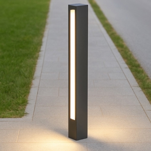 Maytoni hof lampione da giardino led 3000k ip65 colore grigio
