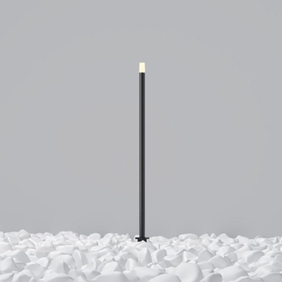 Maytoni spear lampione da giardino moderno con picchetto  led 3000k ip65
