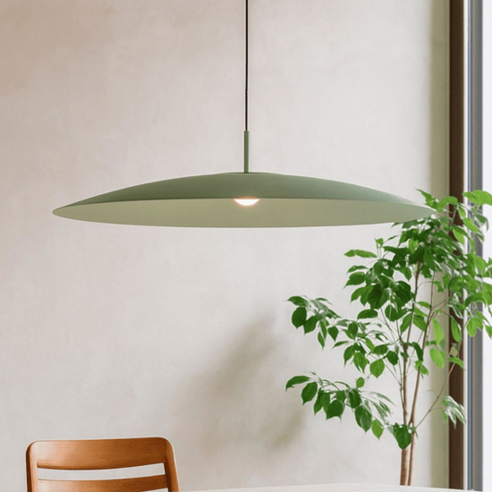 Ondaluce elle lampadario moderno sottile verde led 3000k