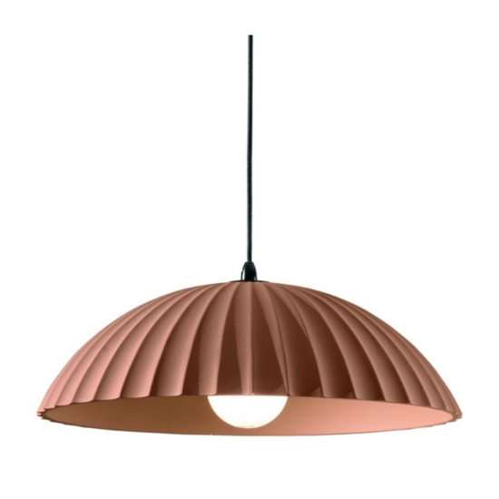 Lampadario moderno ondaluce rustic in cemento ruggine