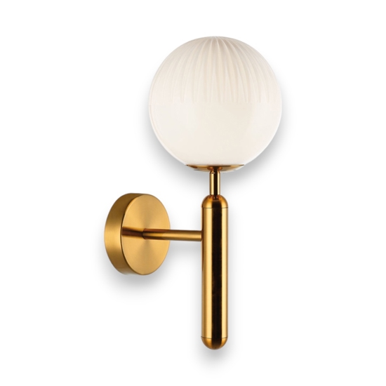 Applique per comodino camera da letto stile classico oro fp