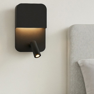 Applique per camera da letto moderna orientabile presa usb